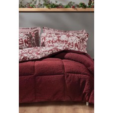 КПБ TEK KISILIK PINO TRIOLA SET - KIRMIZI КПБ TEK KISILIK PINO TRIOLA SET - KIRMIZI