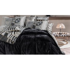 КПБ CIFT KISILIK CIERA TRIOLA SET - SIYAH КПБ CIFT KISILIK CIERA TRIOLA SET - SIYAH