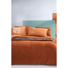 КПБ TEK KISILIK COVERME BOX BATTANIYE NEVRESIM TAKIMI - KIREMIT КПБ TEK KISILIK COVERME BOX BATTANIYE NEVRESIM TAKIMI - KIREMIT