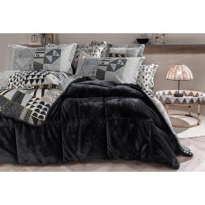 КПБ TEK KISILIK CIERA TRIOLA SET - SIYAH КПБ TEK KISILIK CIERA TRIOLA SET - SIYAH