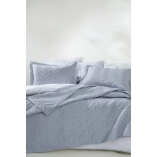 Покрывало CIFT KISILIK CURLY YATAK ORTUSU SETI - INDIGO