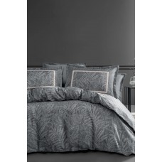 КПБ CIFT KISILIK XL MERVIN SATEN NEVRESIM TAKIMI - GRI