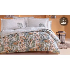 КПБ CIFT KISILIK XL AMY RANFORCE NEVRESIM TAKIMI - TURUNCU КПБ CIFT KISILIK XL AMY RANFORCE NEVRESIM TAKIMI - TURUNCU