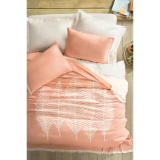 Покрывало CIFT KISILIK FOLIUM MUSLIN PIKE YATAK ORTUSU SETI - BLUSH Покрывало CIFT KISILIK FOLIUM MUSLIN PIKE YATAK ORTUSU SETI - BLUSH