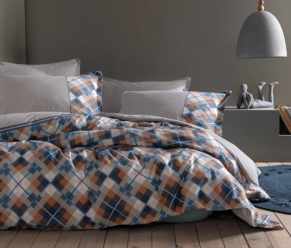 КПБ CIFT KISILIK XL BRICE RANFORCE NEVRESIM TAKIMI - INDIGO КПБ CIFT KISILIK XL BRICE RANFORCE NEVRESIM TAKIMI - INDIGO